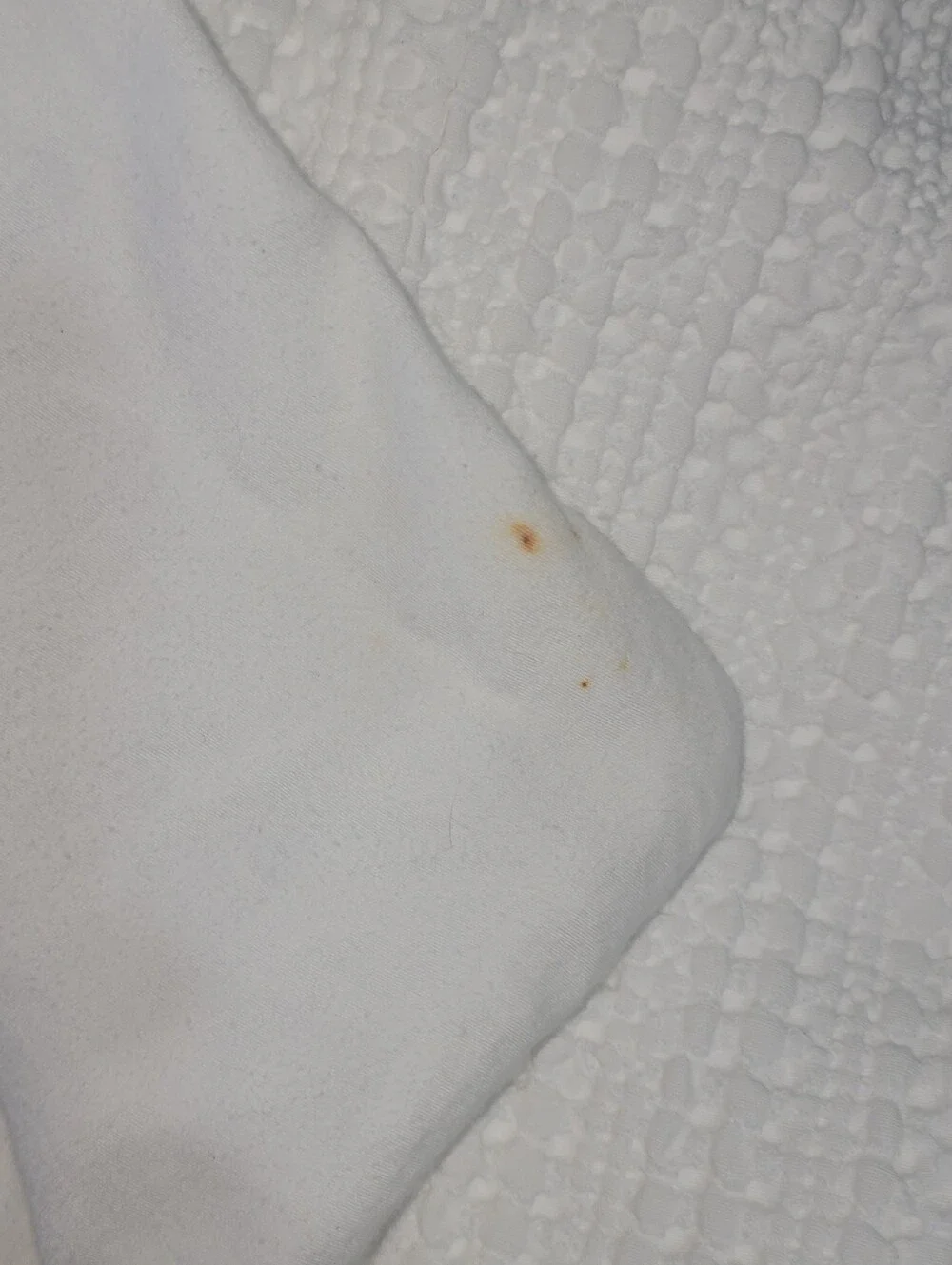 Pottery Barn King Sz White Textured Waffle Knit Duvet Cover